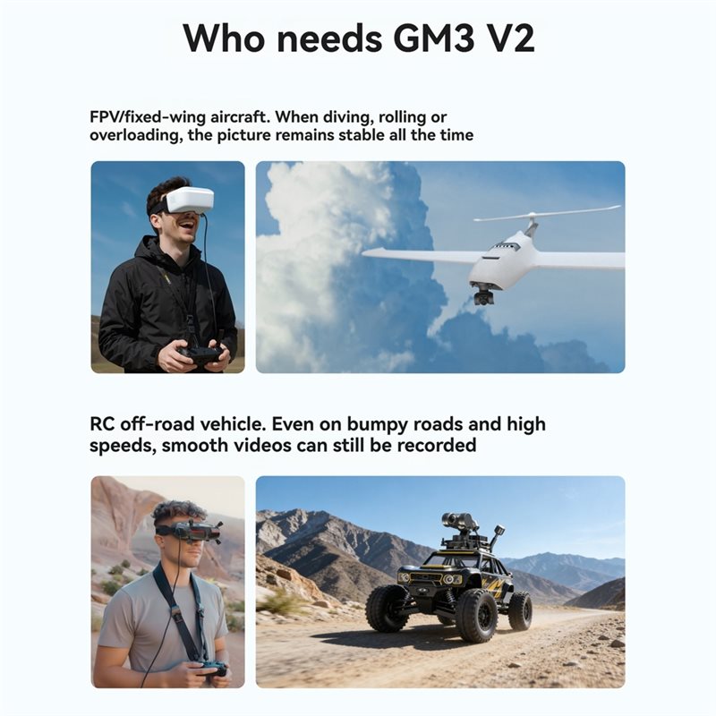 [신제품! A25P] GM3 V2 FPV 짐벌, 3축  - Drone Gimbal 3 Axis 리뷰 및 가격